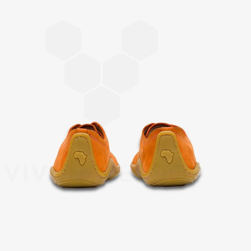 Kids' Vivobarefoot Addis Shoes Orange | NZ417LQ