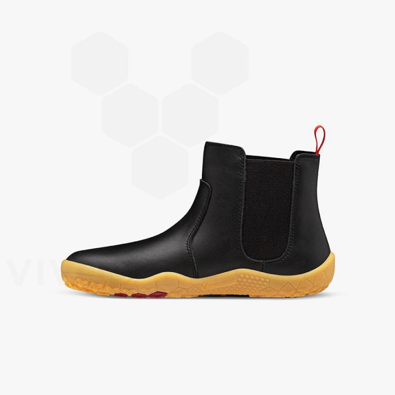 Kids' Vivobarefoot Fulham II Juniors Shoes Obsidian | NZ421HT