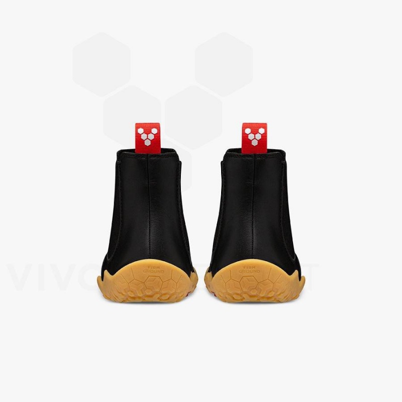 Kids' Vivobarefoot Fulham II Juniors Shoes Obsidian | NZ421HT