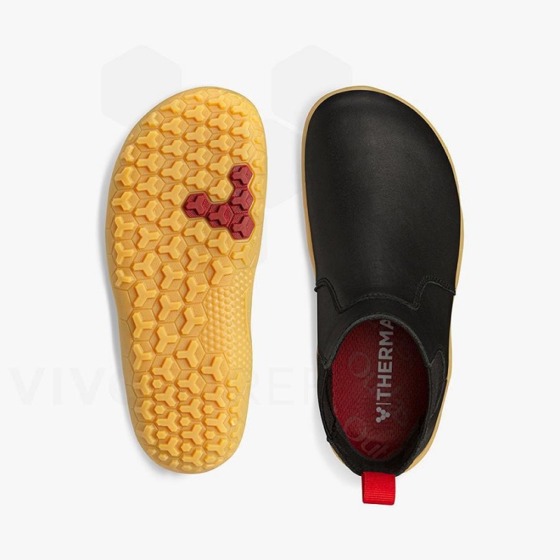 Kids' Vivobarefoot Fulham II Shoes Obsidian | NZ420IR