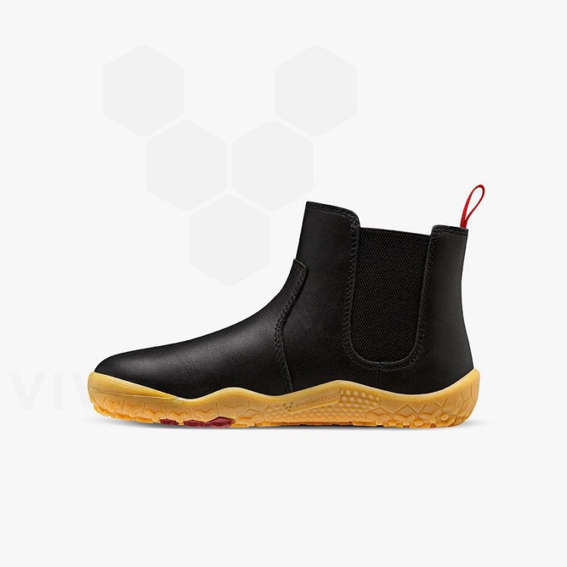 Kids' Vivobarefoot Fulham II Shoes Obsidian | NZ420IR