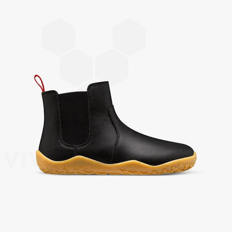 Kids' Vivobarefoot Fulham II Shoes Obsidian | NZ420IR