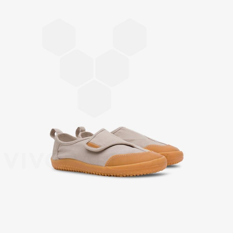 Kids' Vivobarefoot GAIA Shoes Brown | NZ386QC