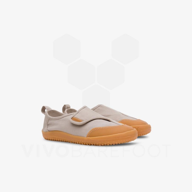 Kids' Vivobarefoot Gaia Preschool Shoes Brown | NZ383TL