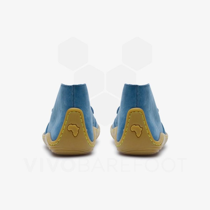 Kids' Vivobarefoot Gobi Addis Juniors Shoes Indigo | NZ431XG