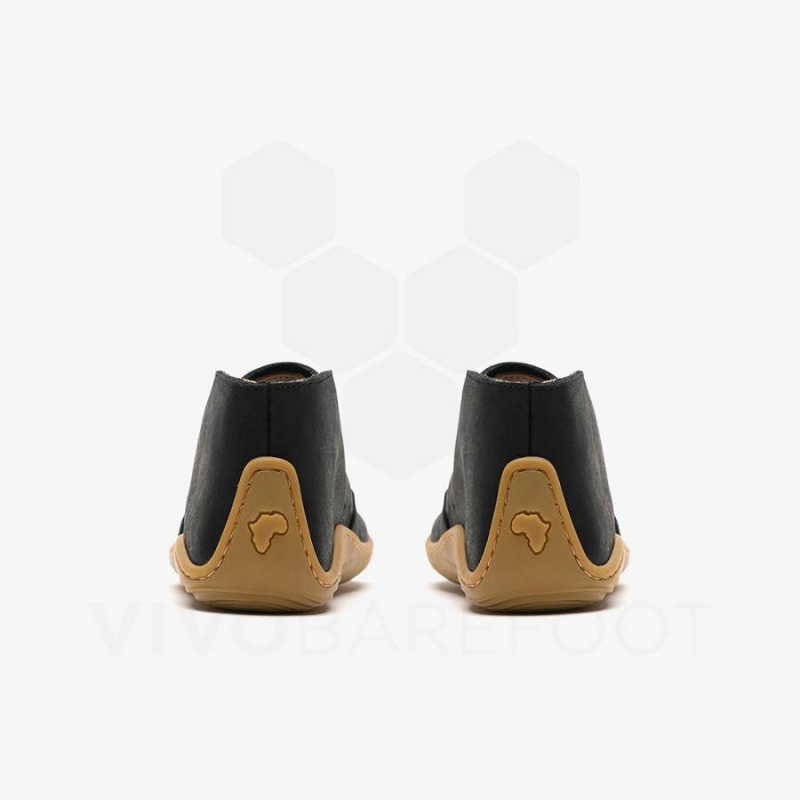 Kids' Vivobarefoot Gobi Addis Shoes Obsidian | NZ425DO