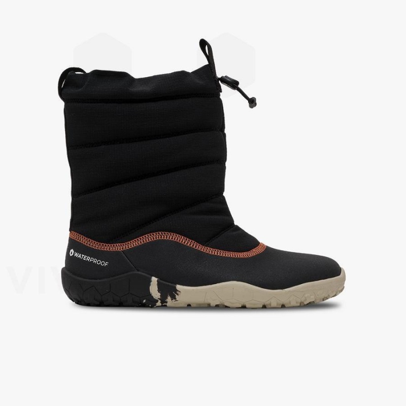 Kids' Vivobarefoot Lumi FG Juniors Shoes Obsidian | NZ400CP