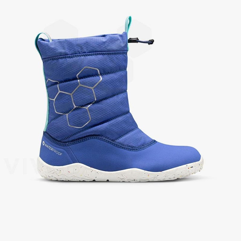 Kids' Vivobarefoot Lumi X Arctic Angels Juniors Shoes Blue | NZ424EI