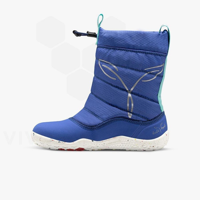 Kids' Vivobarefoot Lumi X Arctic Angels Shoes Blue | NZ423FU