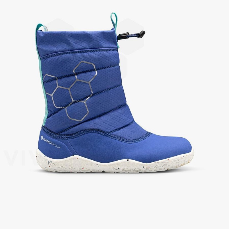 Kids' Vivobarefoot Lumi X Arctic Angels Shoes Blue | NZ423FU