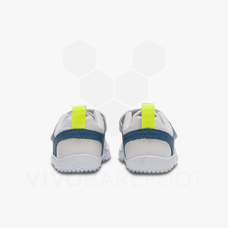 Kids' Vivobarefoot Primus Ludo Preschool Shoes White | NZ358SZ