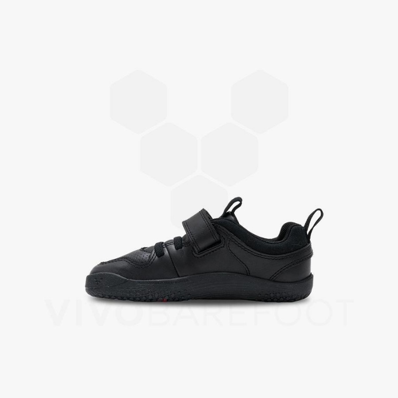 Kids' Vivobarefoot Primus Ludo School Preschool Shoes Obsidian | NZ376AS