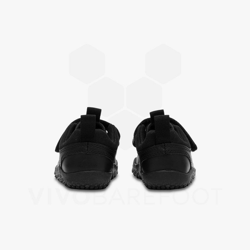 Kids' Vivobarefoot Primus Ludo School Preschool Shoes Obsidian | NZ376AS