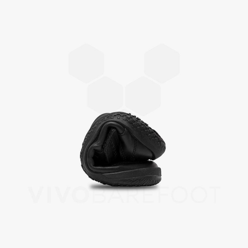 Kids' Vivobarefoot Primus Ludo School Preschool Shoes Obsidian | NZ376AS