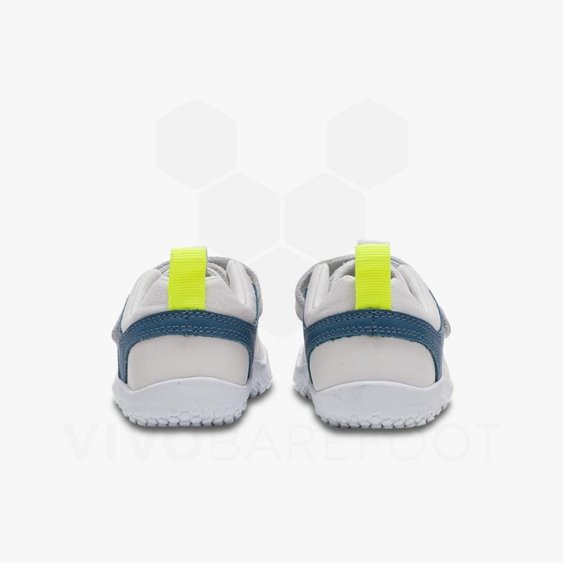 Kids' Vivobarefoot Primus Ludo Shoes White | NZ359RX