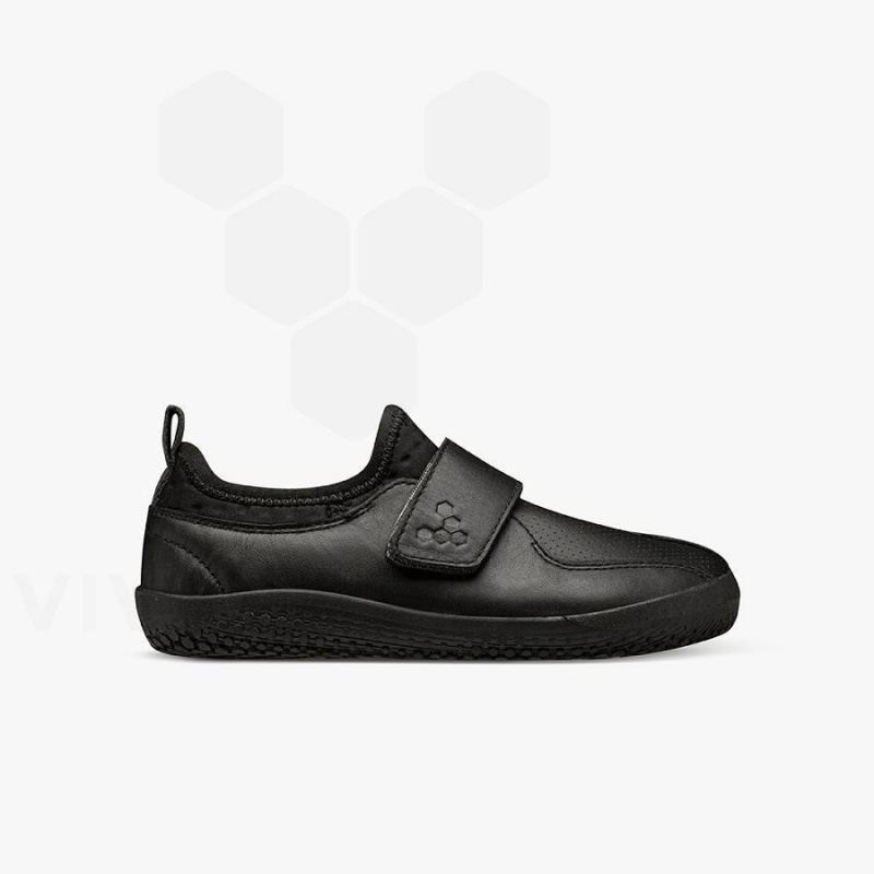 Kids' Vivobarefoot Primus School II Shoes Obsidian | NZ418KW