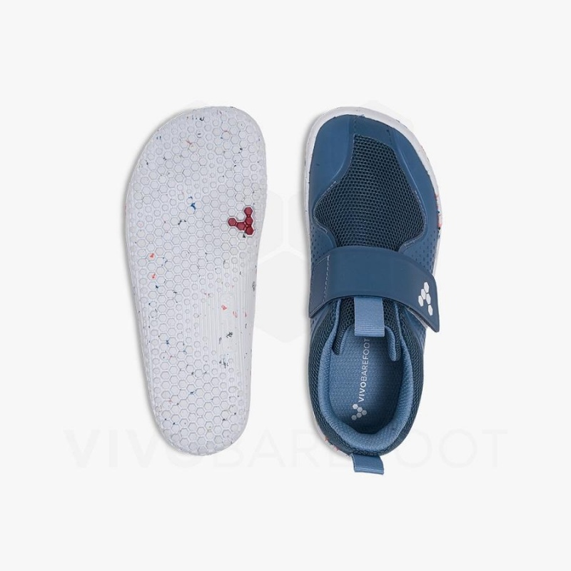 Kids' Vivobarefoot Primus Sport III Shoes Indigo | NZ361PV