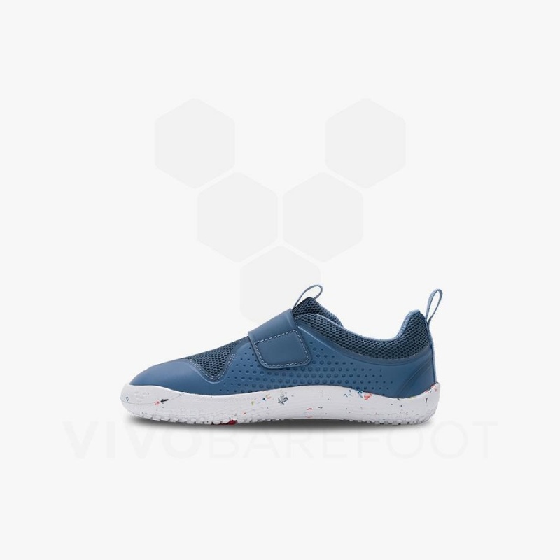 Kids' Vivobarefoot Primus Sport III Shoes Indigo | NZ361PV