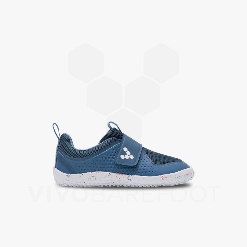 Kids' Vivobarefoot Primus Sport III Shoes Indigo | NZ361PV