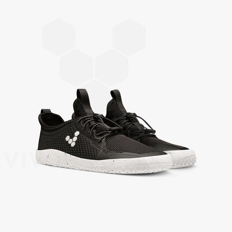 Kids' Vivobarefoot Primus Sport II Juniors Shoes Obsidian | NZ397FU