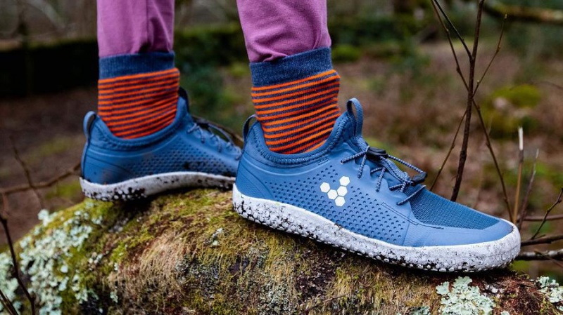 Kids' Vivobarefoot Primus Sport II Juniors Shoes Obsidian | NZ397FU