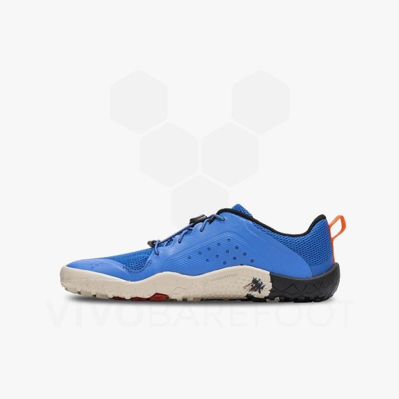 Kids' Vivobarefoot Primus Trail II FG Juniors Shoes Blue | NZ356UK