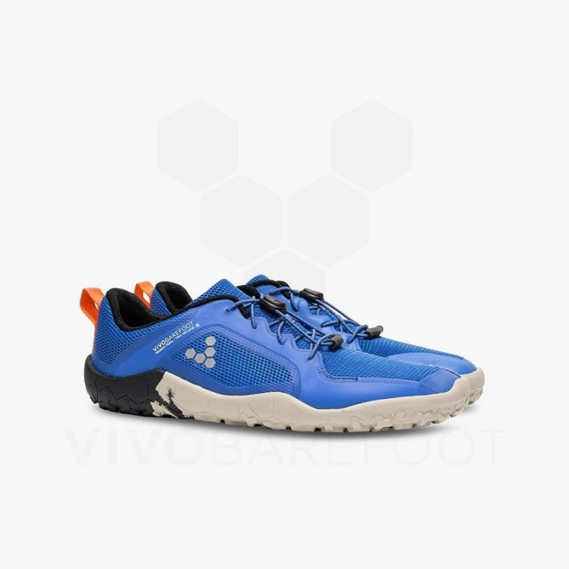 Kids' Vivobarefoot Primus Trail II FG Juniors Shoes Blue | NZ356UK