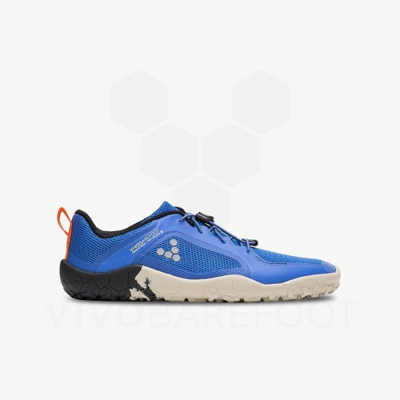 Kids' Vivobarefoot Primus Trail II FG Juniors Shoes Blue | NZ356UK