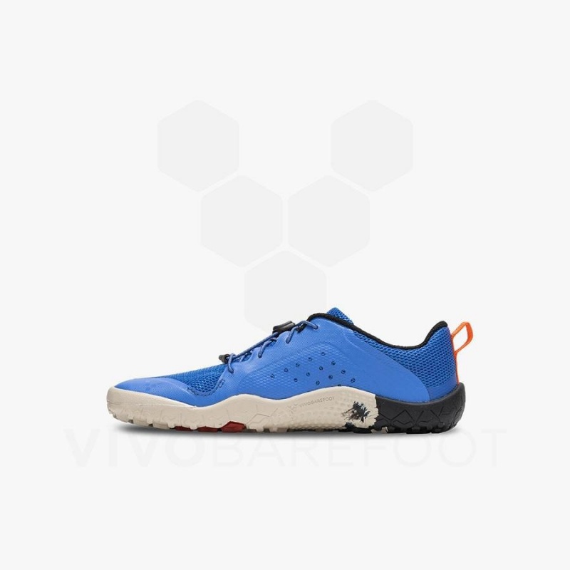 Kids' Vivobarefoot Primus Trail II FG Shoes Blue | NZ354WH