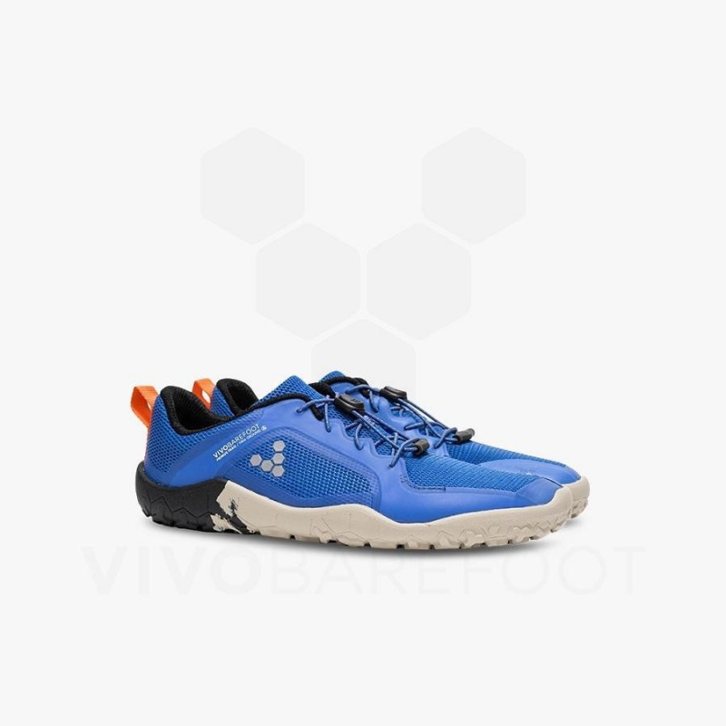 Kids' Vivobarefoot Primus Trail II FG Shoes Blue | NZ354WH