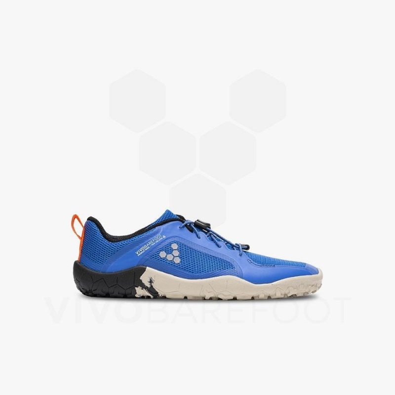 Kids' Vivobarefoot Primus Trail II FG Shoes Blue | NZ354WH