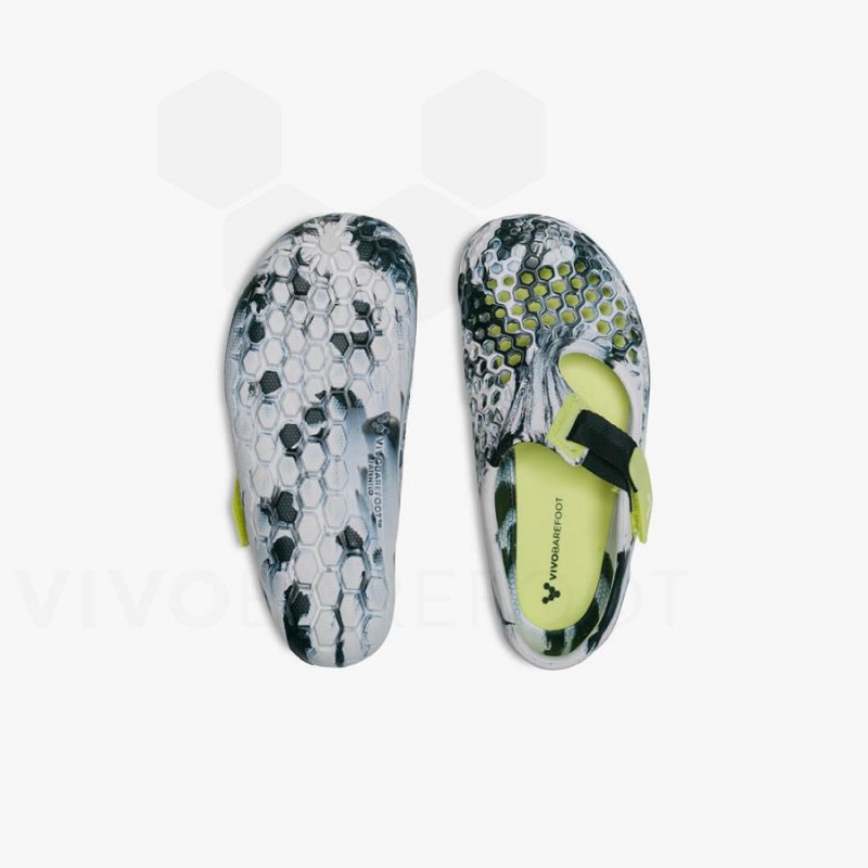 Kids' Vivobarefoot Ultra Bloom Preschool Shoes Obsidian / White | NZ389NN