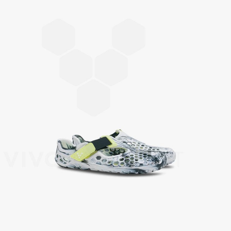 Kids' Vivobarefoot Ultra Bloom Preschool Shoes Obsidian / White | NZ389NN