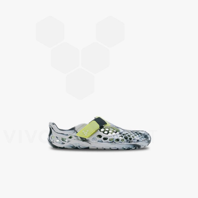 Kids' Vivobarefoot Ultra Bloom Preschool Shoes Obsidian / White | NZ389NN