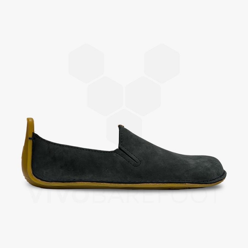 Men's Vivobarefoot Ababa II Lifestyle Shoes Obsidian | NZ137FU