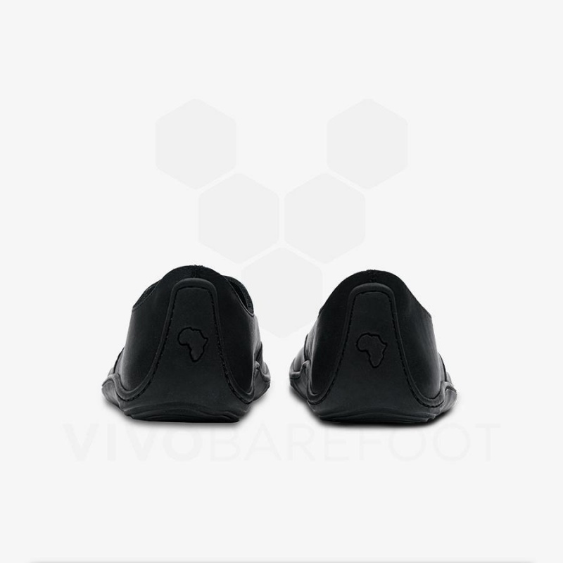 Men's Vivobarefoot Addis Oxford Lifestyle Shoes Black | NZ143ZD