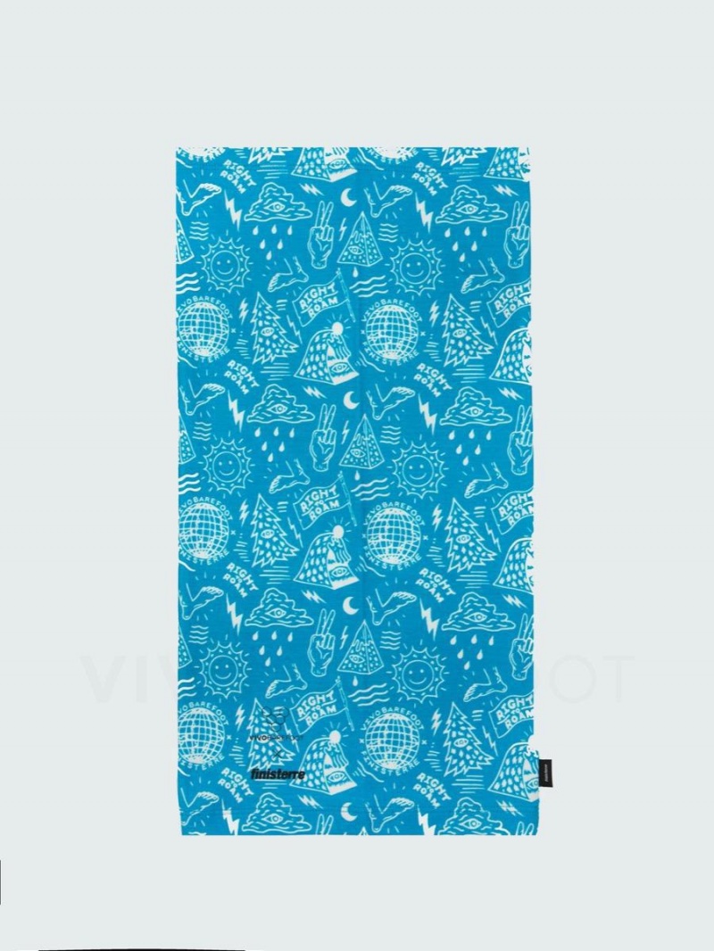Men's Vivobarefoot FINISTERRE NECK GAITER UNISEX Scarf Blue | NZ158KW