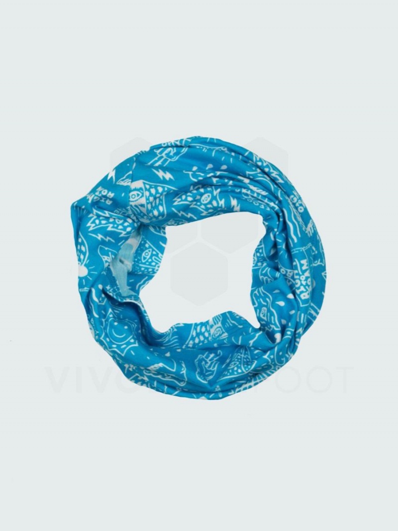 Men's Vivobarefoot FINISTERRE NECK GAITER UNISEX Scarf Blue | NZ158KW