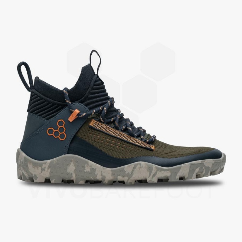 Men's Vivobarefoot Magna Lite SG Hiking Shoes Green | NZ028KW