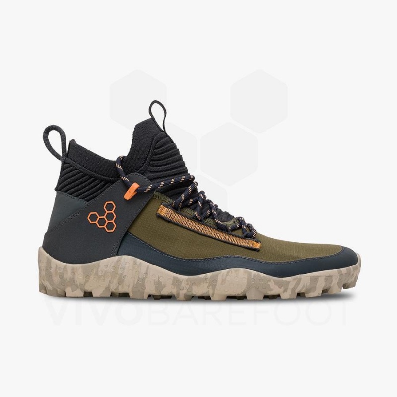 Men's Vivobarefoot Magna Lite WR SG Hiking Shoes Green | NZ001AQ