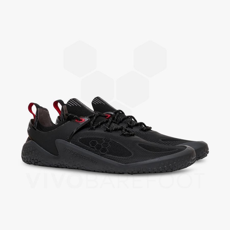 Men's Vivobarefoot Motus Strength JJF Training Shoes Obsidian / Dark Grey | NZ103NN