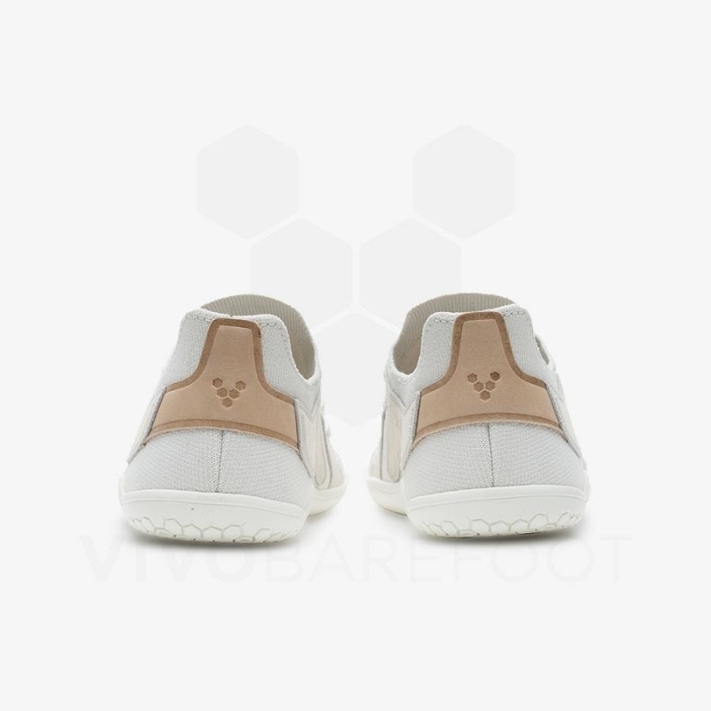 Men's Vivobarefoot Primus Asana Lifestyle Shoes White | NZ132KW