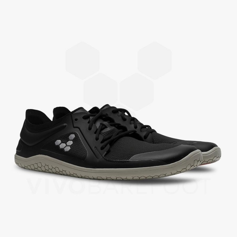 Men's Vivobarefoot Primus Lite All Weather Training Shoes Obsidian | NZ110GY