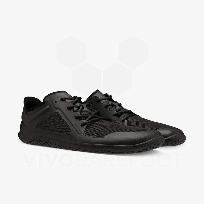 Men's Vivobarefoot Primus Lite III Training Shoes Obsidian | NZ089BA
