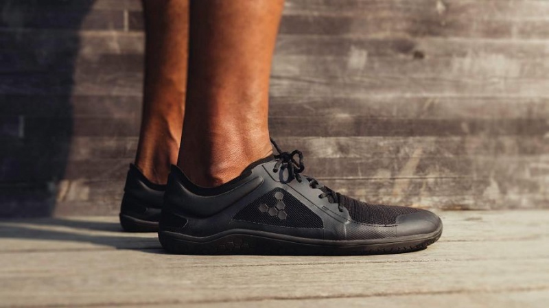 Men's Vivobarefoot Primus Lite III Training Shoes Obsidian | NZ089BA