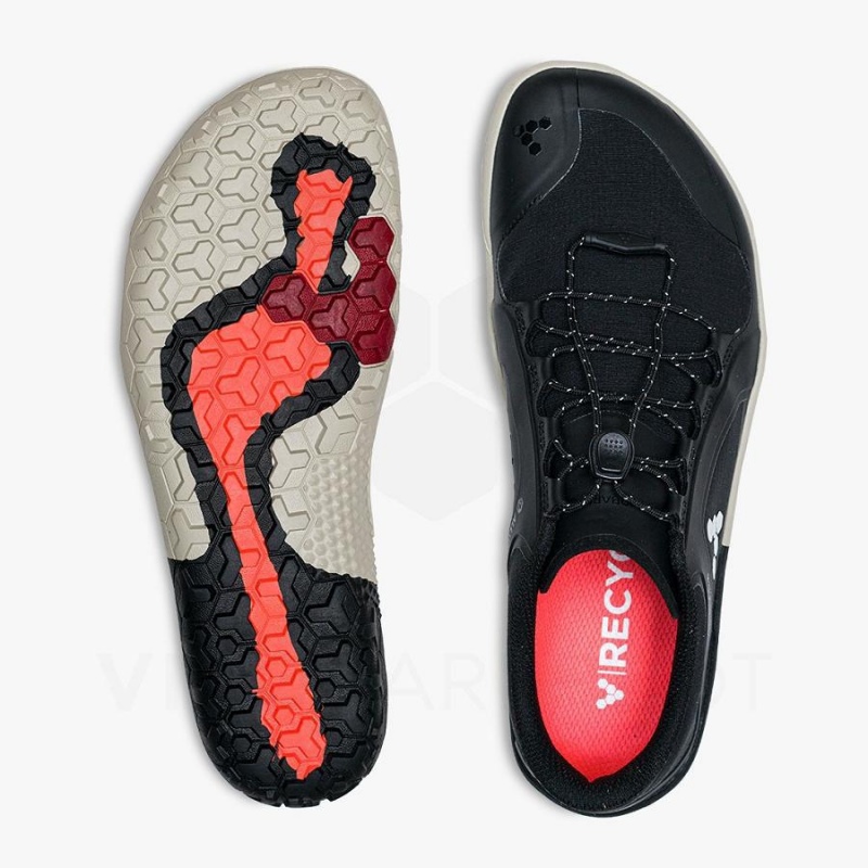 Men's Vivobarefoot Primus Trail III All Weather FG Trail Running Shoes Obsidian | NZ065ZD