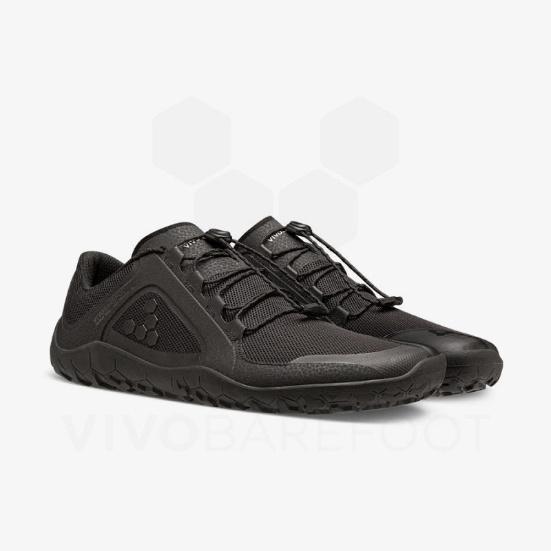 Men's Vivobarefoot Primus Trail II FG Training Shoes Obsidian | NZ113DO