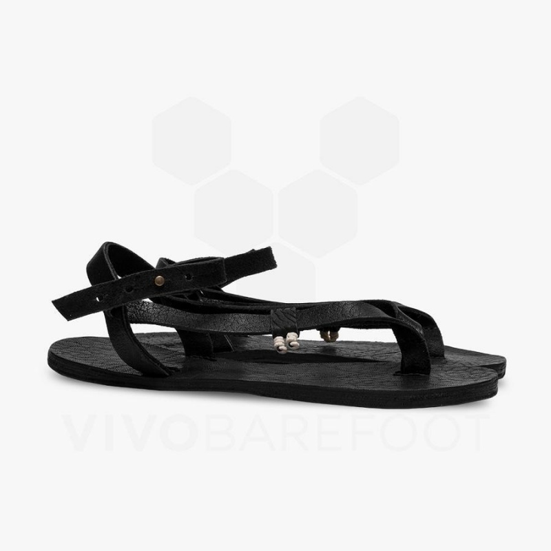 Men's Vivobarefoot San-Dal II Unisex Lifestyle Shoes Obsidian | NZ142AS