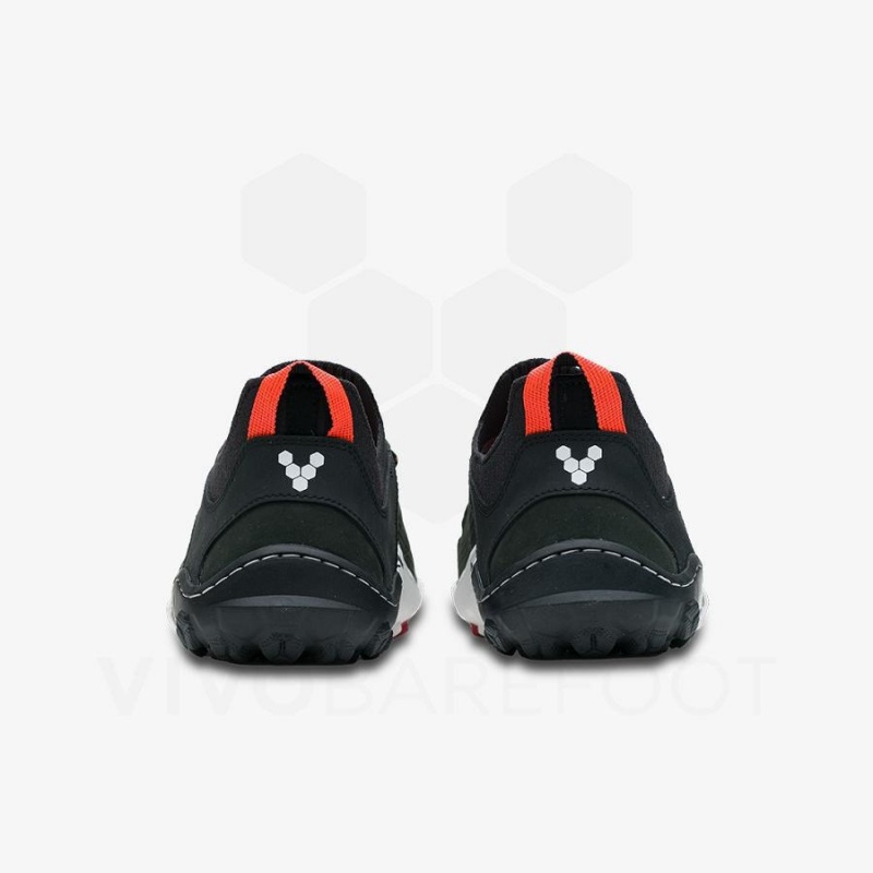 Men's Vivobarefoot Tracker Decon Low FG2 Hiking Shoes Obsidian | NZ016WH