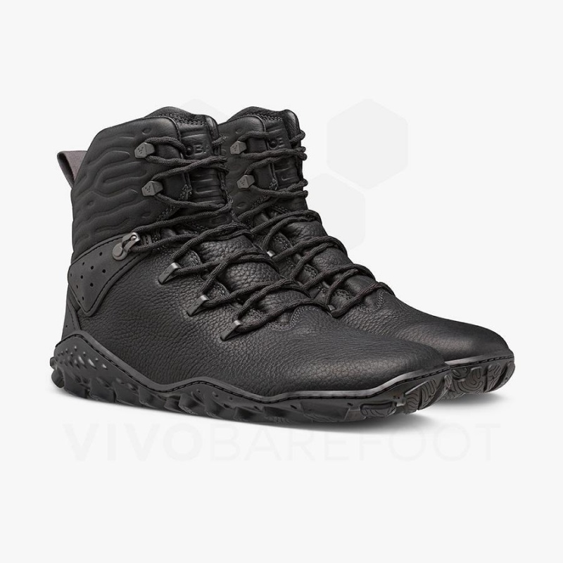 Men's Vivobarefoot Tracker Forest Esc Hiking Shoes Obsidian | NZ032GY